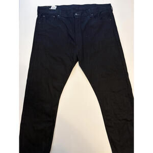 Levi's Men's Straight Leg Black Jeans (Size 44x32)